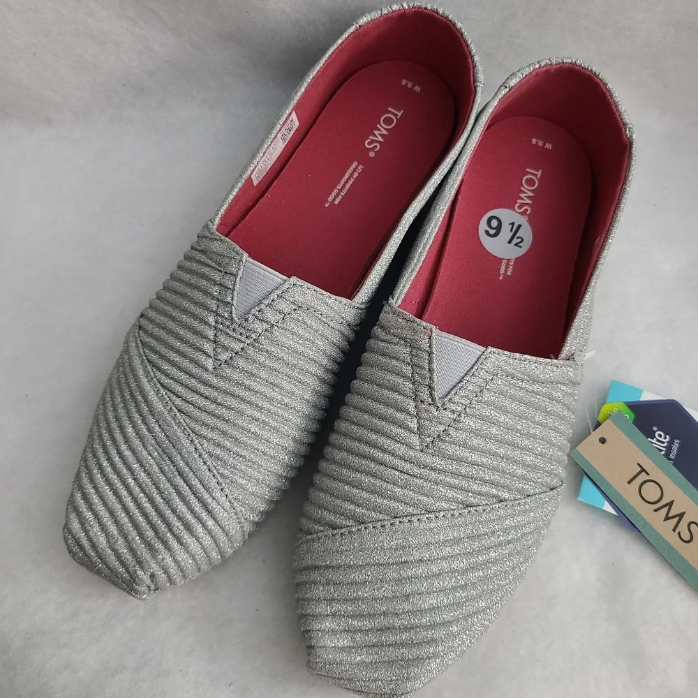 TOMS Alpargata Silver Glimmer